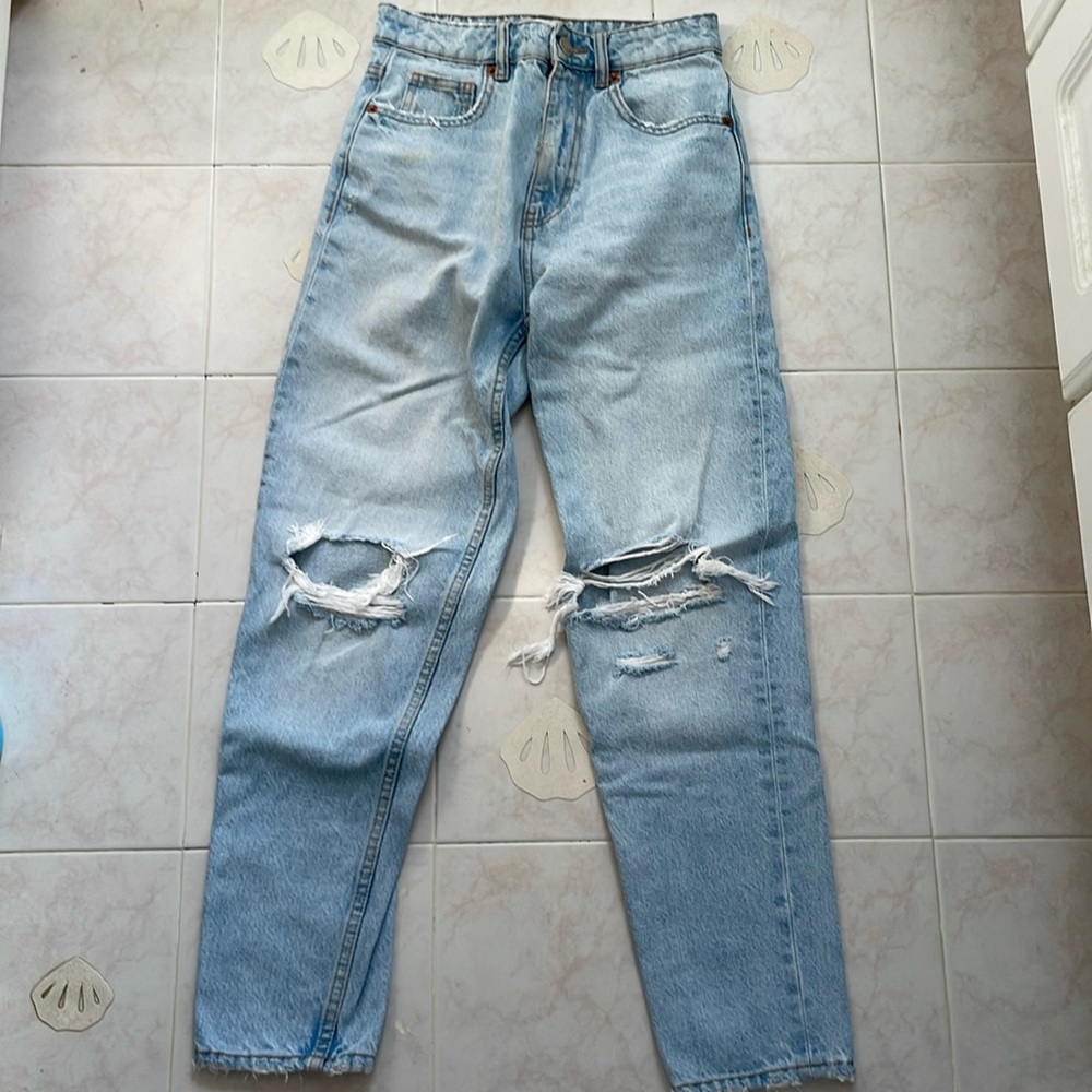 Zara mom jeans